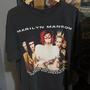 Vintage Marilyn Manson tour tee